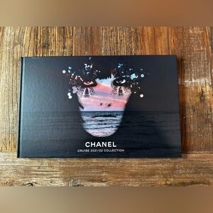 CHANEL Cruise Collection Book with Artistic Black and Pink Design(thin magazine